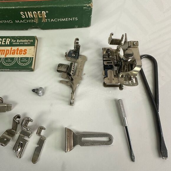Vintage Singer Sewing Machine Attachments #160481 - Picture 2 of 8